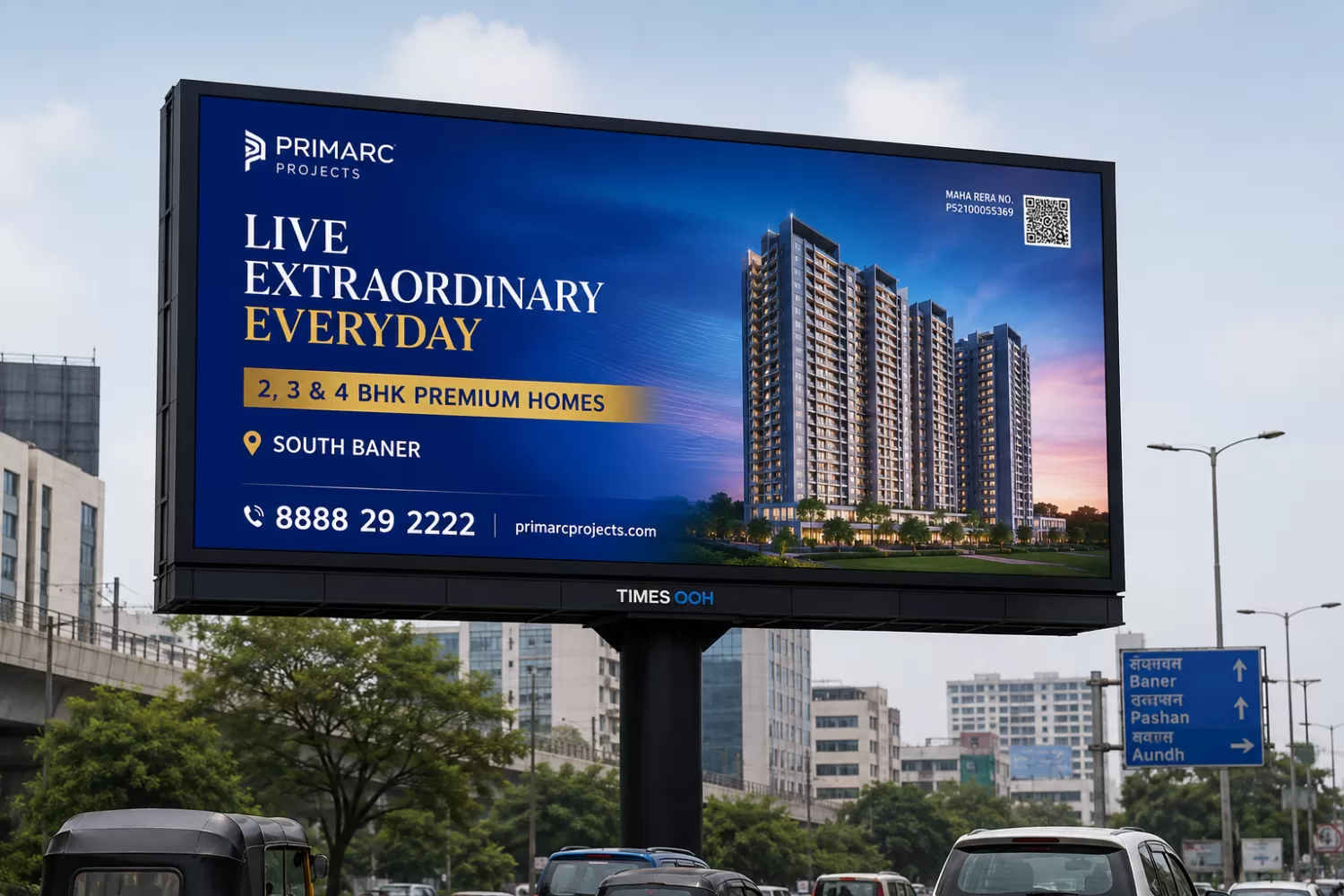Billboard in U P Governer Camp, Lucknow - 10 x 15 sqft | OOH Advertising | Lucknow